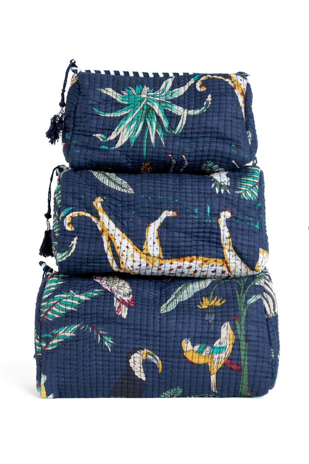 Quilted Makeup/Toiletry Bag