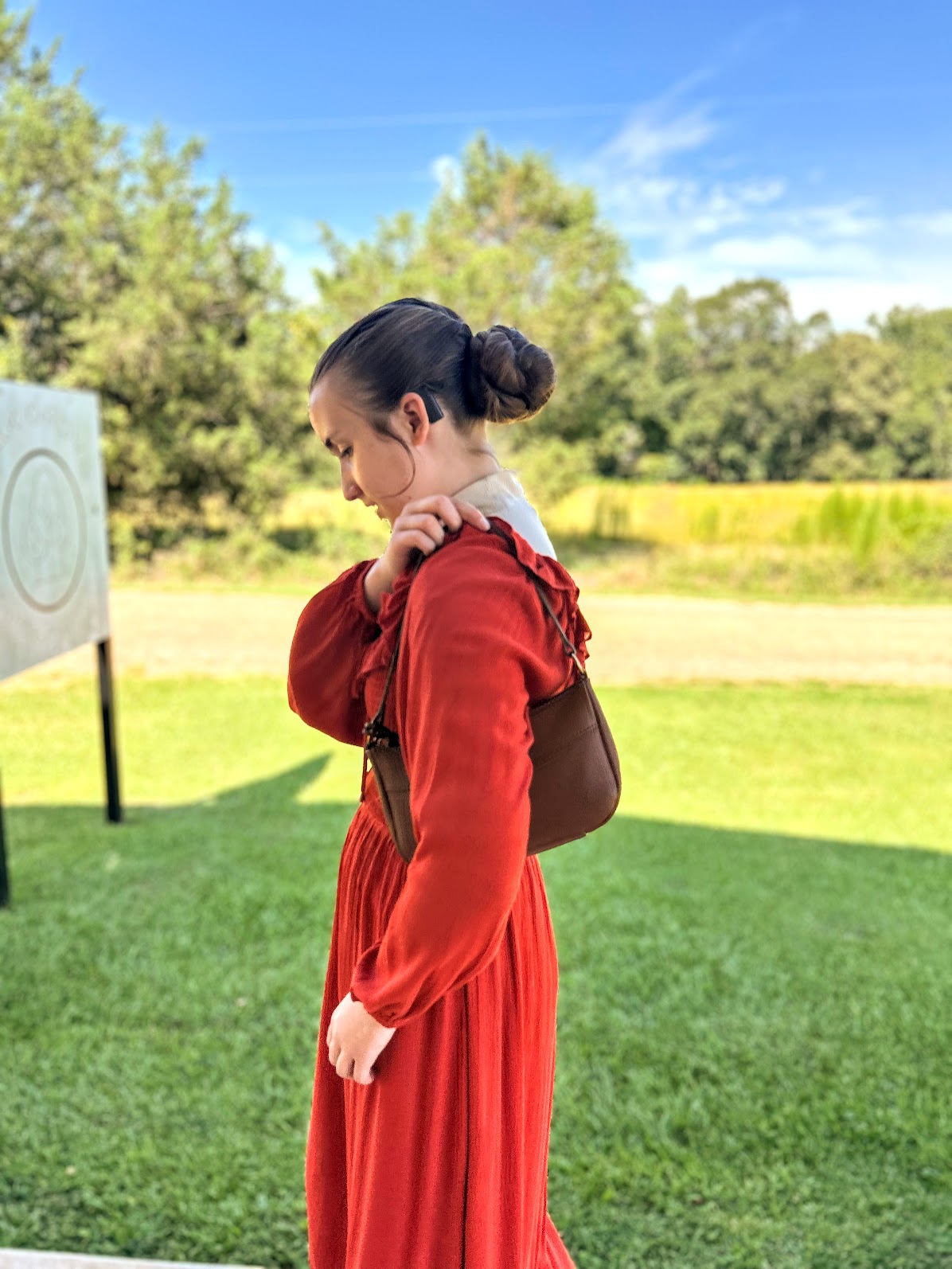 Bluivy Frilled Smocked Midi Dress